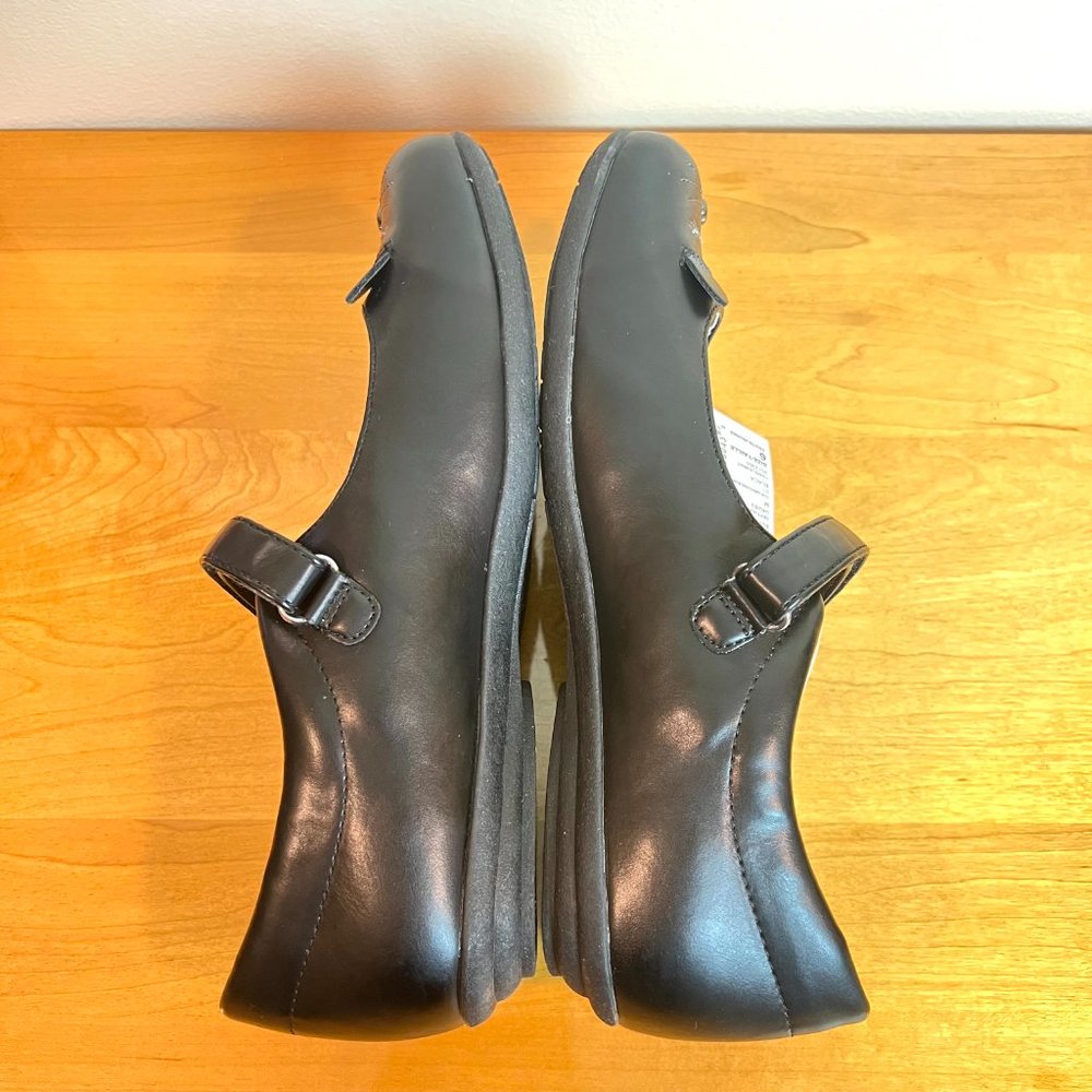 NEW The Childrens Place Size 6 Cat Kitty Kitten Black Mary Jane Flats Shoes - Picture 8 of 12